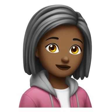 Girl, chilling for the weekend ￼ sticker