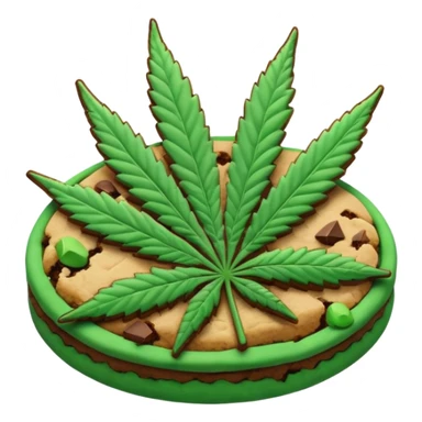 oreoz cookies with cannabis leaf sticker