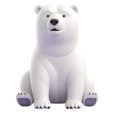 freaky polar bear sticker