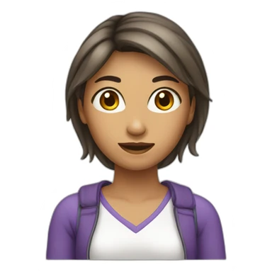 female characteristics body sticker