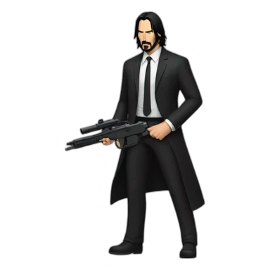 John wick, -guns sticker