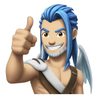 fairy tail thumbs up sticker
