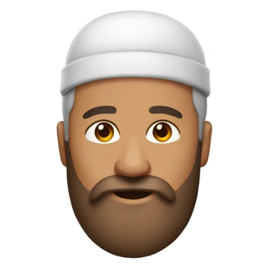 turkish- brown-light beard sticker