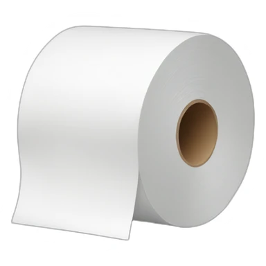 toilet paper roll sticker