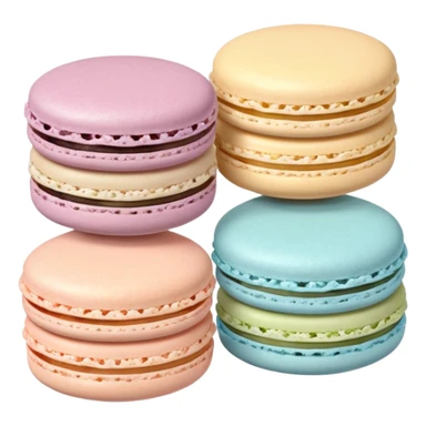Three Macarons  sticker