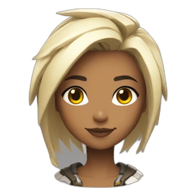 Mercy from overwatch sticker