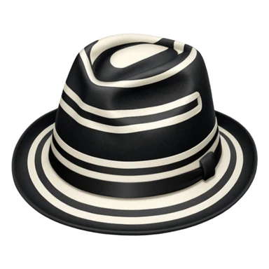 striped Fedora sticker