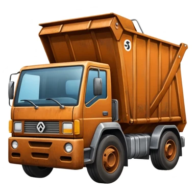 skip bin truck emoji sticker