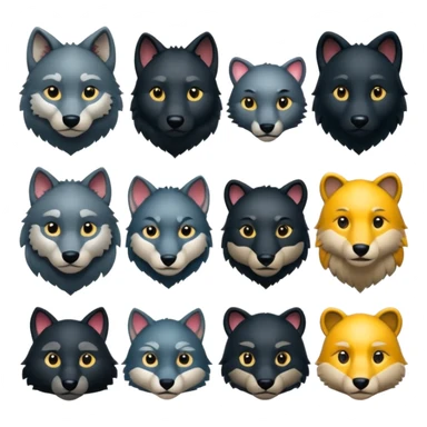 Fai emoji su ognuno di questo personaggi del libro della giungla: Akela, Bagheera, Baloo, Kaa, fratel Bigio, Raska, Rama, Ikki, Chill e Mang sticker