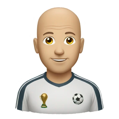 soccer younger Bald coach  sticker