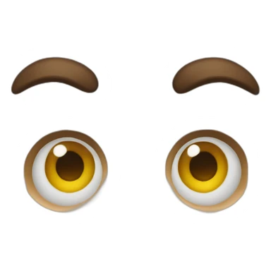 🧐  eyes-squint　and smãller face　portion　ли sticker