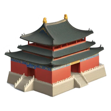 china forbidden palace sticker
