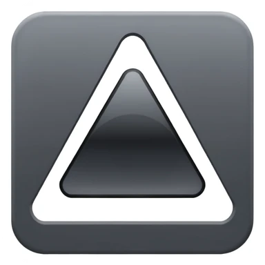 gray triangle smoot video player sticker
