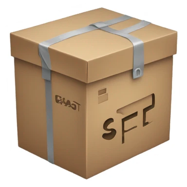 Box with Create SF Case sticker