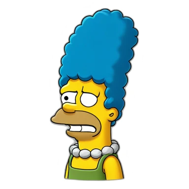 Bart simpsons qui fume sticker