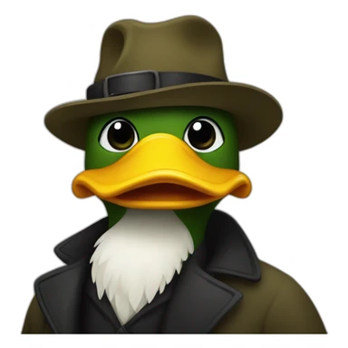 Anarchist duck sticker