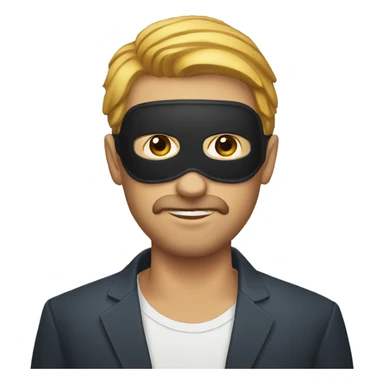 Un hombre con máscara  sticker