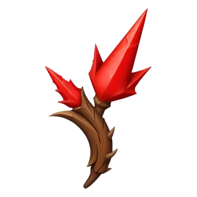 red thorn  sticker