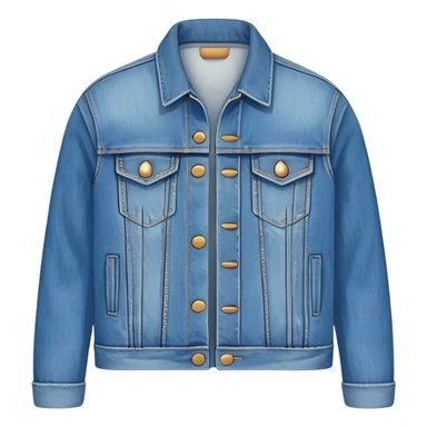 ultra realistic denim jacket sticker