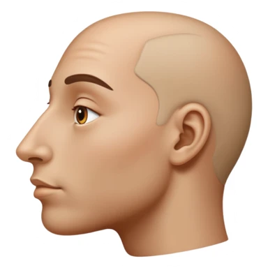 nose from the side sticker