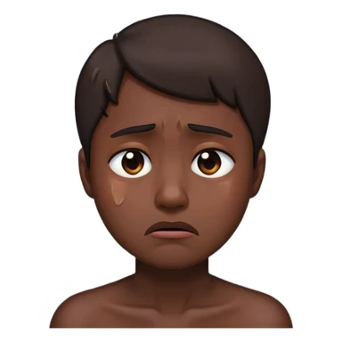 Super sad crying sticker