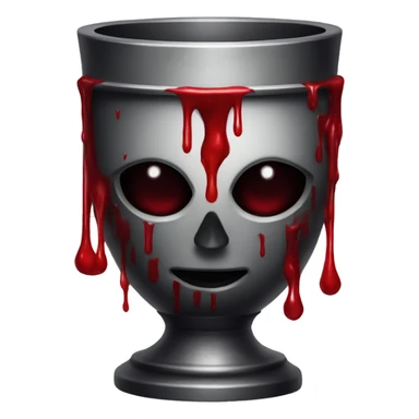 gothic chalice with blood sticker