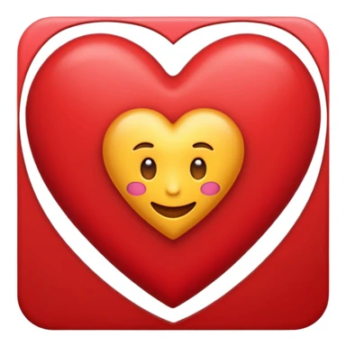 creame un emoji de un corazon rojo CON LA LETRA F EN EL CENTRO DE COLOR LILA sticker