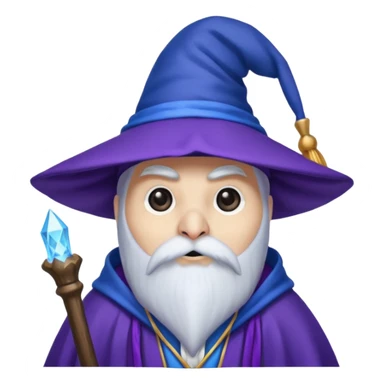 Penguin Wizard sticker