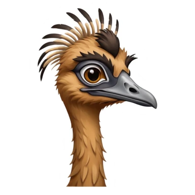 Female Emu sticker