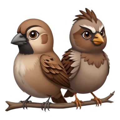 Sparrow mother and father is angry that sad sparrow got an F- sticker