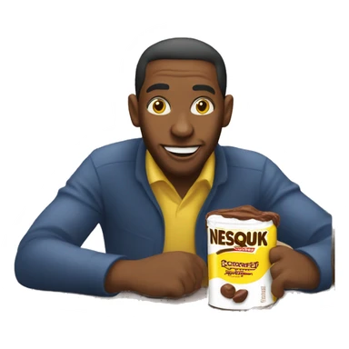 a nesquik case emoji sticker