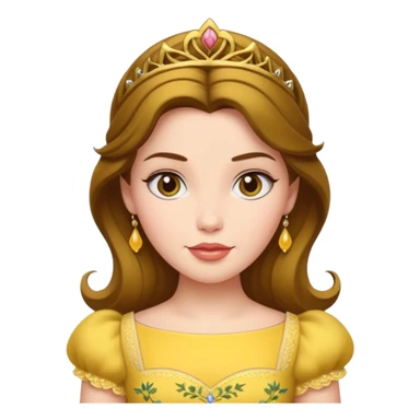 princess belle sticker