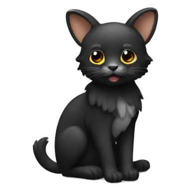 Coelho preto  sticker