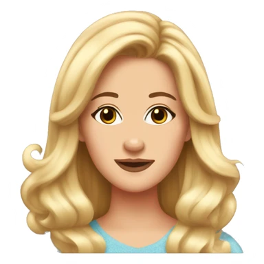 Brown haired Elle woods  sticker