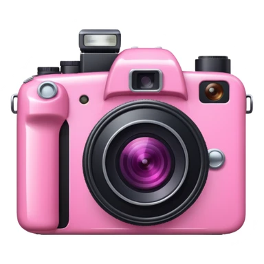 pink meet camera  sticker