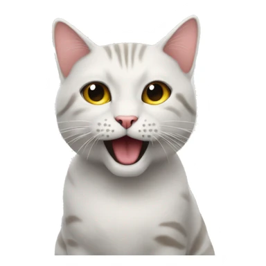 Crea un emoji di un gatto che gioca a palla sticker