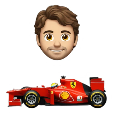Fernando alonso coche ferrari sticker