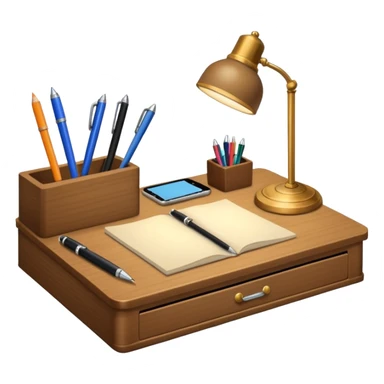 a desk sticker