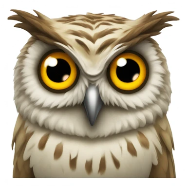UN BUHO COLOR ORIGINAL sticker