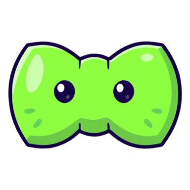 bowtie with virus design sticker