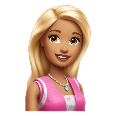 Barbie enamorada  sticker