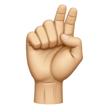 rear of veiny fist backview sticker