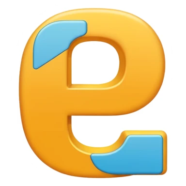 P N P Letters in modern font sticker