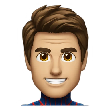 Tom Cruise as Spider-Man sticker