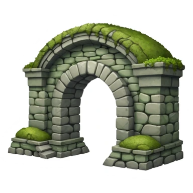 fantasy stone bridge sticker