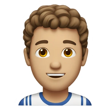 guy with brown hair wearing boston shirt sticker