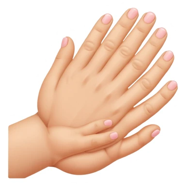 baby’s hand grabbing  sticker