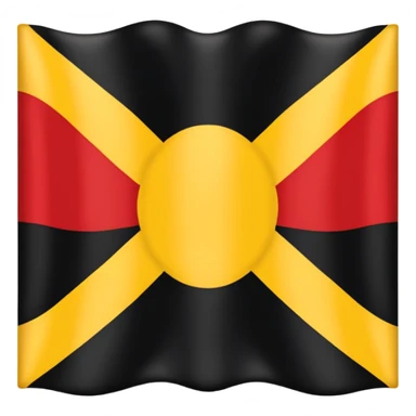 Aboriginal flag sticker