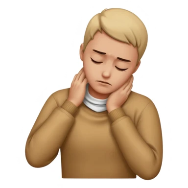 Forgive with your hands on your neck sticker