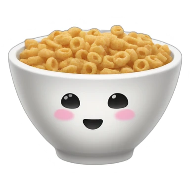 cereal bowl sticker